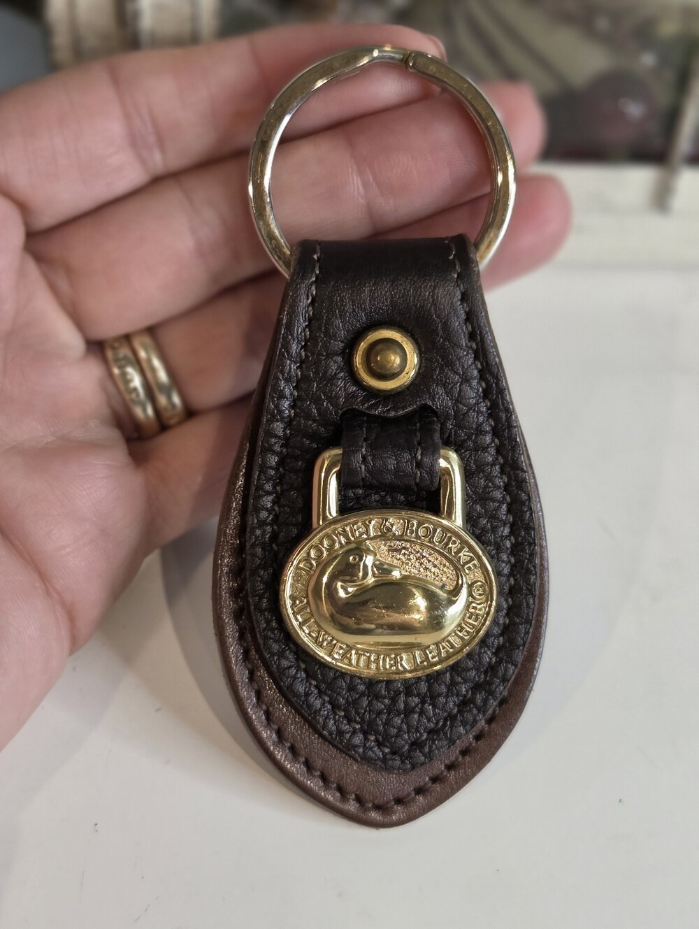 Dooney & Bourke A.W.L Vintage Key Ring